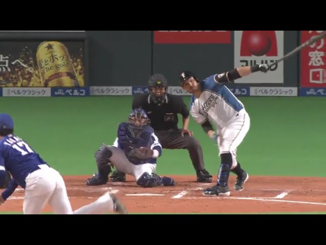 【1回裏】ファイターズ・レアードのタイムリーですぐさま反撃!! 2017/3/2 F-D