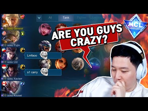 5men marksman, Gosu team being CRAZY in MCL | Mobile Legends Natan
