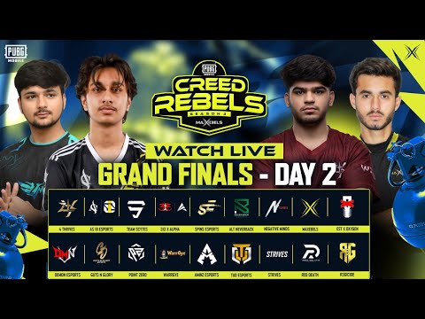 [URDU] PUBG MOBILE CREED REBELS S3 GRAND FINALS | DECIDER DAY  | Ft. #4T #i8 #AMZ #R3G #SCYTES