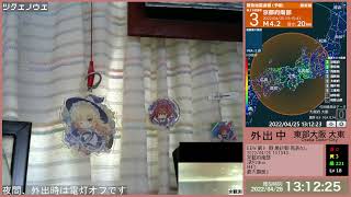 4月25日 京都府南部 M4.1 大阪府大東 震度1