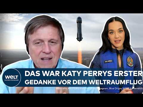 Video Thumbnail: KATY PERRY IM ALL: Jeff Bezos bringt Frauen-Crew mit Blue Origin-Rakete New Shepard in den Orbit