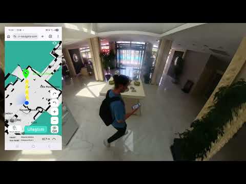 Otel iç ve dış alan navigasyonu