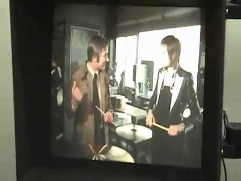 CARL PALMER Robert Paiste at the Paiste factory in Switzerland