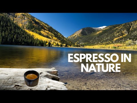 Preparando café expresso na natureza!