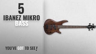 Video thumbnail for Top 10 Ibanez Mikro Bass [2018]: Ibanez GSRM20BWNF GSRM20B 4-String Short Scale 28.6" Bass - Walnut by Musical Instruments
