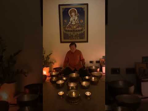 Meditazione e suono terapia con Campane Tibetane 🙏🕉❤️