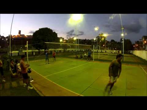 1º Torneio de Peteca - SELT 2014 - Lavras/MG (4/9) - G2/J4 Júnior e Naribas X Bentinho e Nani
