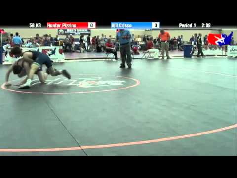 Hunter Pizzino vs. Bill Crisco at 2013 FILA Cadet Nationals - FS