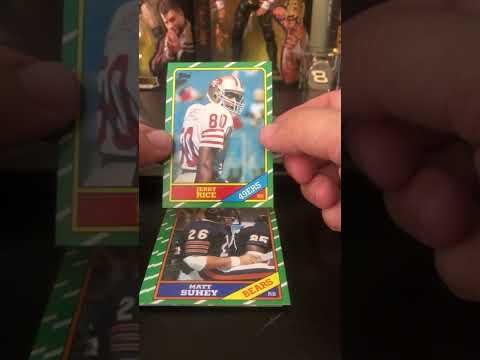 1986 Topps Football One Pack Rip . Huge hit!