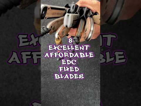 8 Great Affordable EDC Fixed Blades By Kizer! #edcknife #campinggear