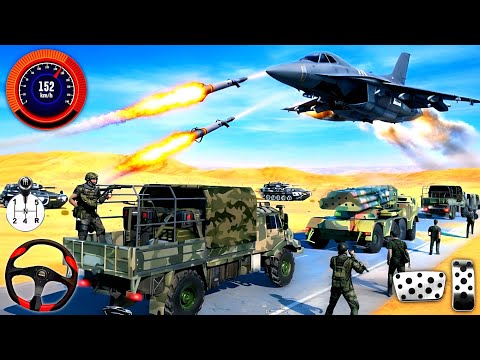 Army Truck Rescue Simulator 3D - US Offroad Army Cargo Truck Driving - Android GamePlay 