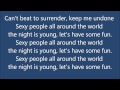 Arianna ft Pitbull-Sexy people Lyrics 