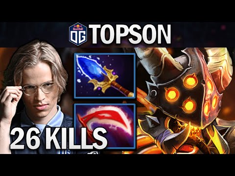 OG.TOPSON CLINKZ WITH 26 KILLS - DOTA 2 7.26 GAMEPLAY