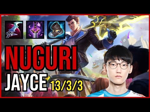 NUGURI - JAYCE - KR Master - Patch 11.3 QUADRAKILL