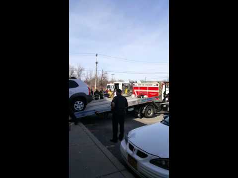 Accident on transit road and broway