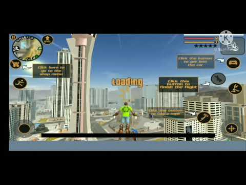 Playing vega crime simulator 2 and stealing a helicopter and jump from so high