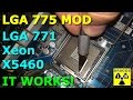 LGA 771 TO 775 MOD - Xeon X5460 and Abit IP-35 - Working!