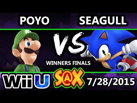 S@X 108 - Poyo (Luigi) Vs. NS | Seagull (Sonic) SSB4 Winners Finals - Smash Wii U - Smash