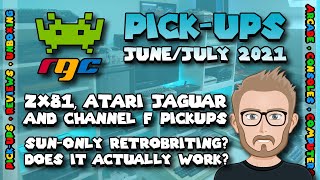 Does sun only #Retrobriting really work? Results plus #ZX81 #AtariJaguar #ChannelF pickups June July