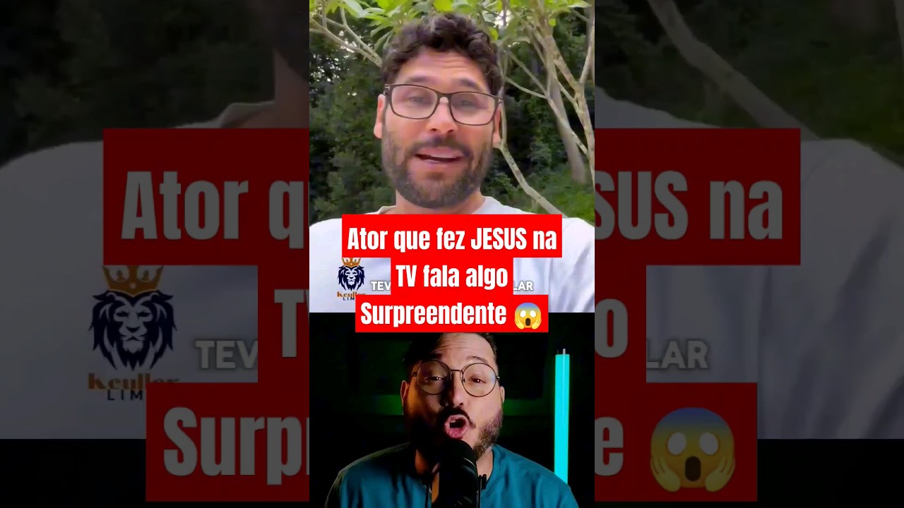 Veja o Quê o Ator que Fez JESUS na Record Disse!! TEVE CORAGEM😱 #coragem #jesus #anonovo #novela