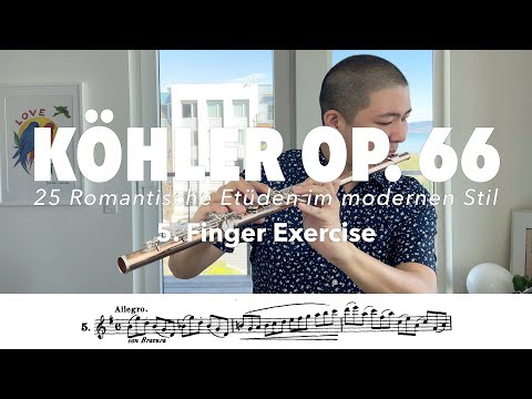 Köhler Op 66 #5 "Finger Exercise" (Finger-Gymnastik, La Gymnastique des Doigts) - 25 Romantic Etudes