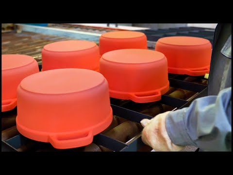 Cast Iron Pot Making Process！Mass Manufacturing！