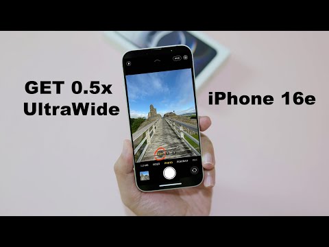 How to GET 0.5x UltraWide on iPhone 16e