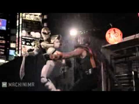 White ranger vs scorpion