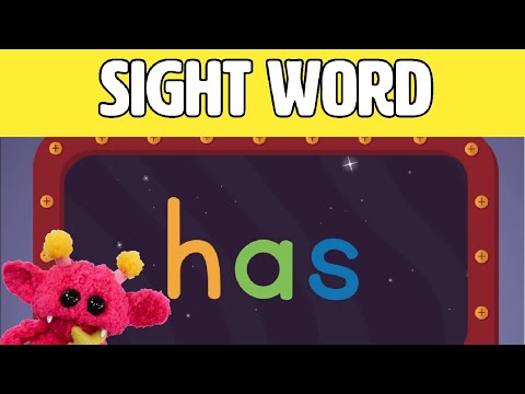 HAS - Let's Learn the Sight Word HAS with Hubble the Alien! | Nimalz Kidz! Songs and Fun!