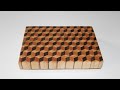 Making Amazing 3D Cube End Grain Cutting Board Tutorial