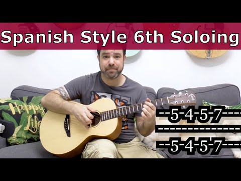 How to Play Spanish-Style 6ths (Harmonized Solos) | Fingerstyle Soloing | Guitar Lesson