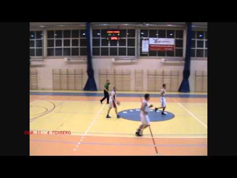 Liga Okręgowa Koszykówki 2010-2011 play- off  1 mecz OSiR Kłobuck - FOXBERG Częstochowa 1 kwarta