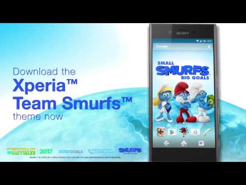 XPERIA™ Team Smurfs™ Theme Video