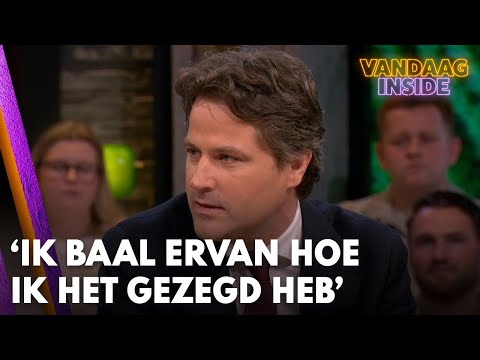 Henri Bontenbal reageert op uitspraken bij Nieuwsuur: 'Ik baal ervan hoe ik het gezegd heb'
