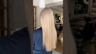 Тотал блонд из косметической базы под которым мелирование🫣