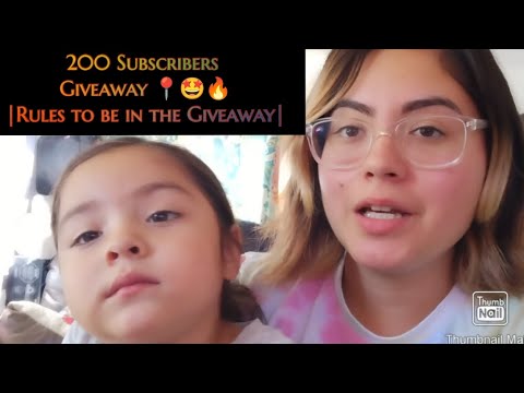 •200 Subscribers Giveaway 📍🤩🔥|Rules to be in the Giveaway|