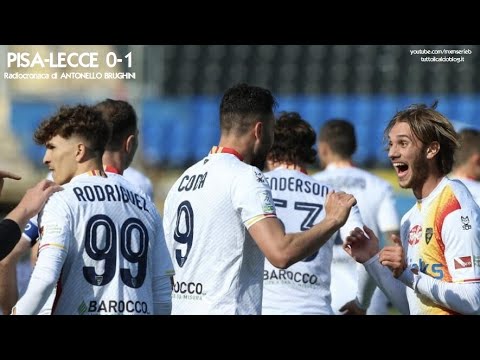 Pisa-Lecce 0-1 - Radiocronaca di Antonello Brughini (5/4/2021) da Rai Radio 1
