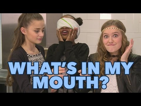 #67 WHAT'S IN MY MOUTH CHALLENGE| JUNIORSONGFESTIVAL.NL