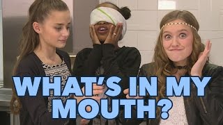 #67 WHAT'S IN MY MOUTH CHALLENGE| JUNIORSONGFESTIVAL.NL