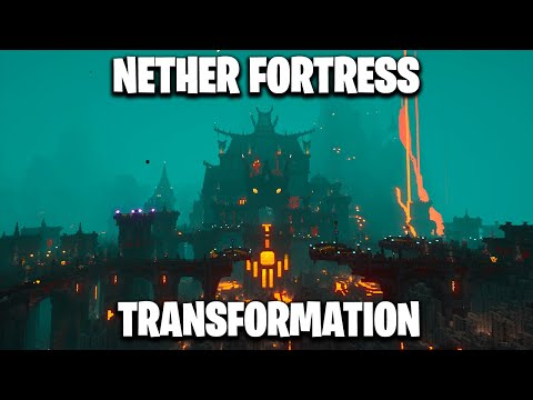 INCREDIBLE Nether Fortress Transformation | Minecraft World Download