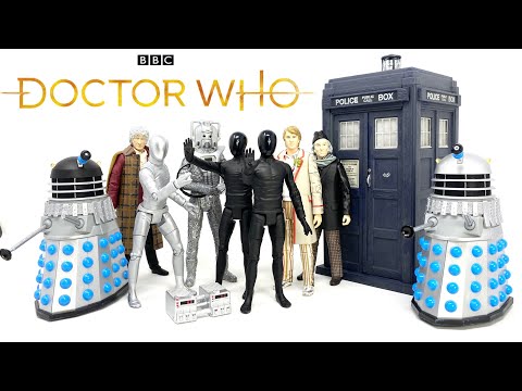 Doctor Who B&M 2021 FIVE DOCTORS EVIL OF THE DALEKS EARTHSHOCK & TARDIS Set Review