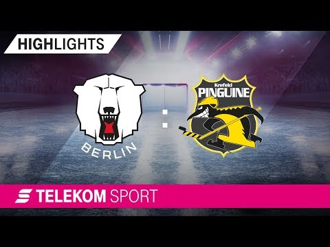 Eisbären Berlin - Krefeld Pinguine | 18. Spieltag, 18/19 | Telekom Sport