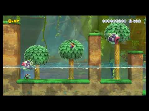 Super Mario Maker 2 World Shwocase: Flooded Jungle