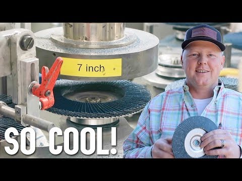 HOW IT’S MADE (WEILER PIPELINER WIRE WHEEL & SANDING PADS) IMPRESSIVE!