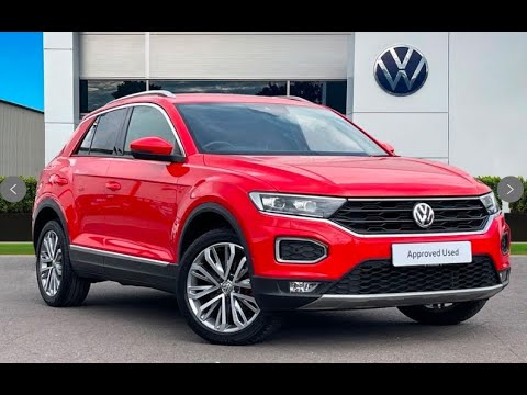 Approved Used Volkswagen T-Roc SEL 2.0 TSI DSG 4M 190ps Flash Red | Wrexham Volkswagen