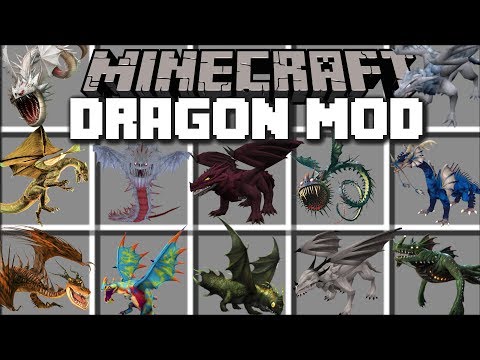 Minecraft DRAGON MOD / SPAWN AND BREED DRAGONS TO KILL MONSTERS!! Minecraft