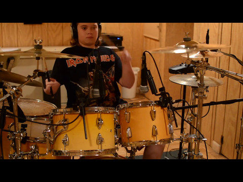 Hence The Noise - Robbie Russo studio drum cam medley Video