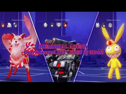 Honkai Impact 3 SEA Memorial Arena Master only 0 second kill MHT-3B, Hellmaru, Homu,  Score 102228