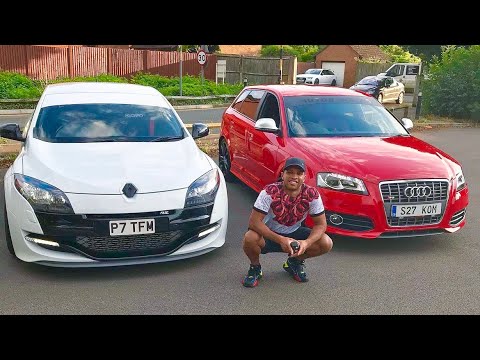 A RENAULT MEGANE RS STRIPPED OUT 300BHP BEAST PLUS THIS  330BHP AUDI S3, FAST CAR CHECKS #audi #cars