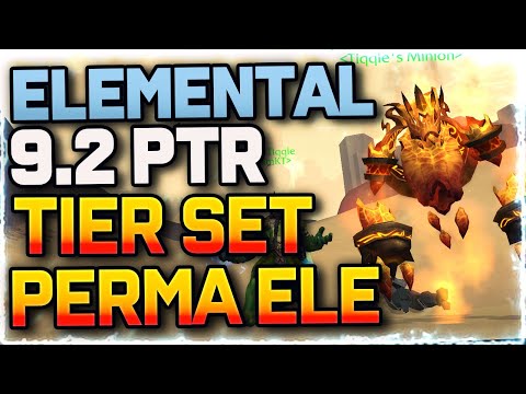 🔥PTR: BIG Meatballs? Wind Speaker + TIER-SET 9.2  Ele PTR TESTING | Elemental Shaman PvE / PvP 9.2